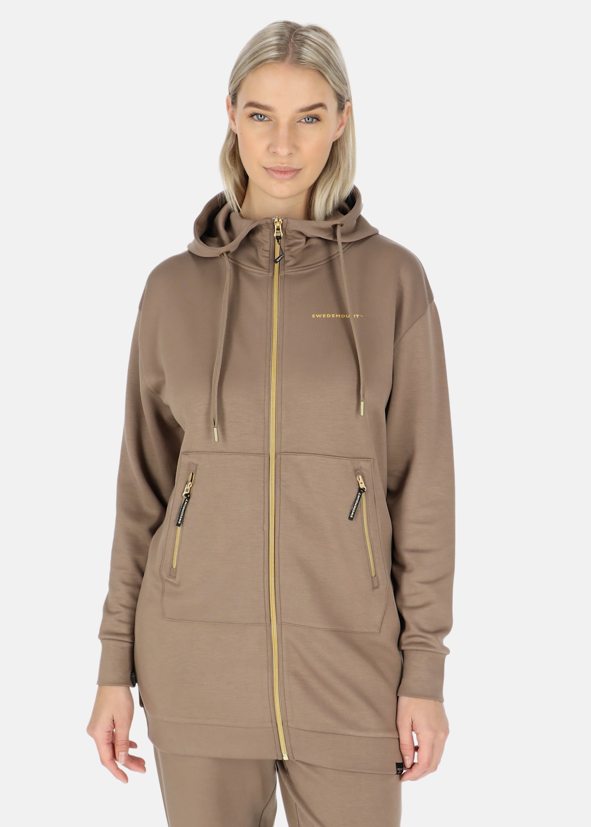 Lounge Long Zip Hood W |  - sv-se - dam - klader - trojor - huvtrojor - zip-hoodies | Padelspecialisterna