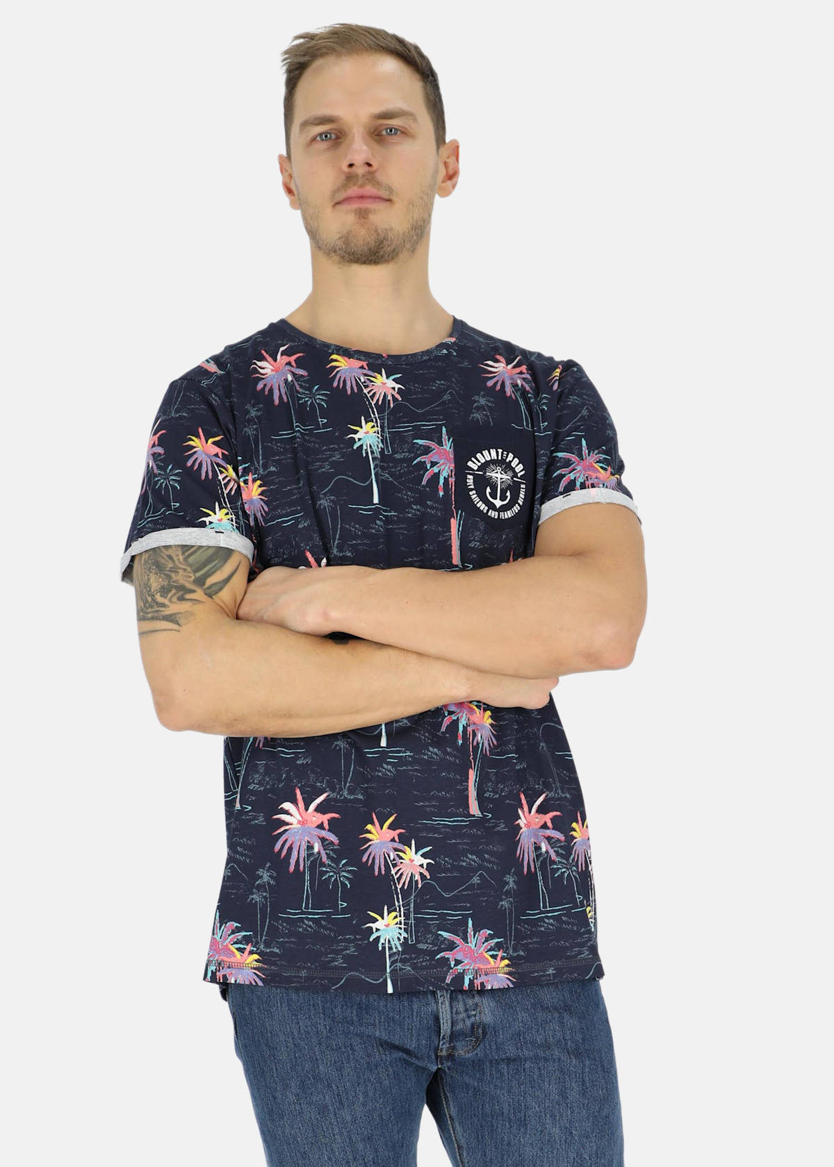 Tropical Pocket Tee |  - sv-se - herr - klader - t-shirts-linnen - t-shirt-vardag-sport - kortarmad-t-shirt-vardag-sport | Padelspecialisterna