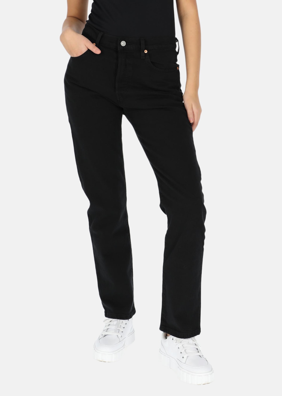 501 CROP |  - sv-se - dam - klader - byxor - vardagsbyxor-jeans - jeans | Padelspecialisterna