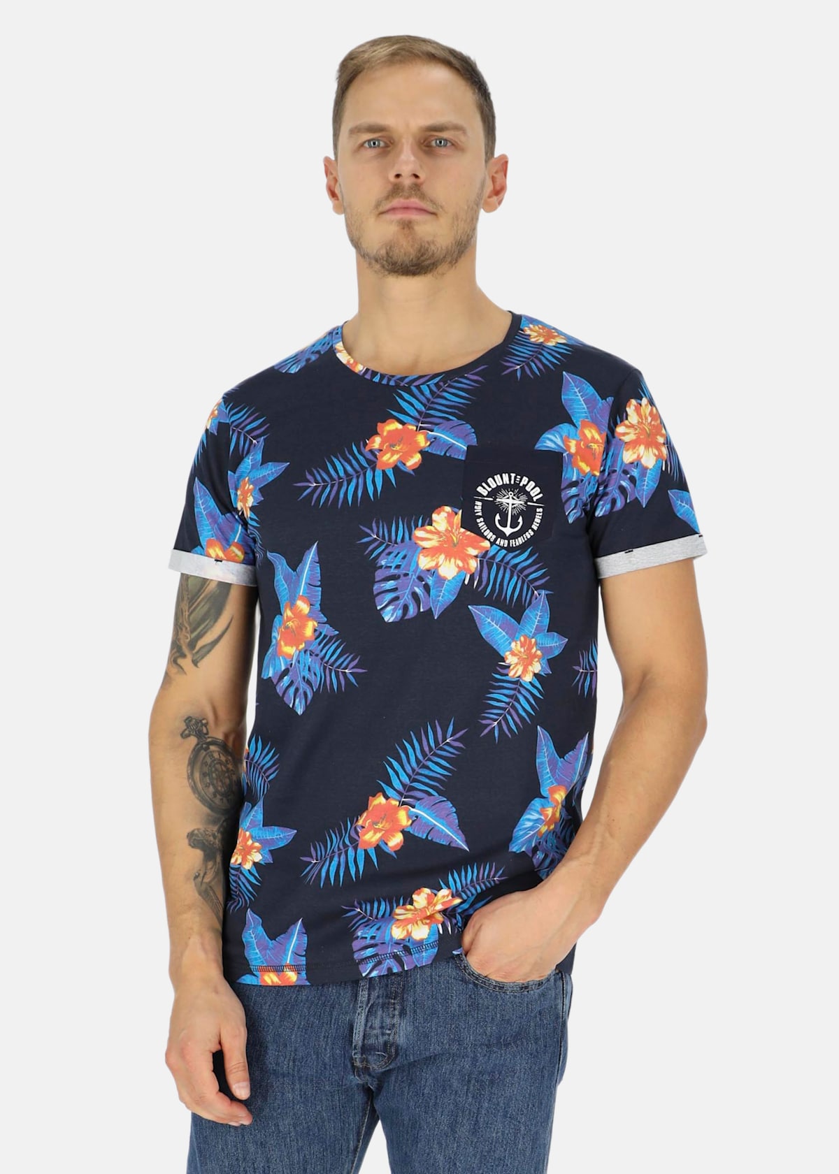 Tropical Pocket Tee |  - sv-se - herr - klader - t-shirts-linnen - t-shirt-vardag-sport - kortarmad-t-shirt-vardag-sport | Padelspecialisterna