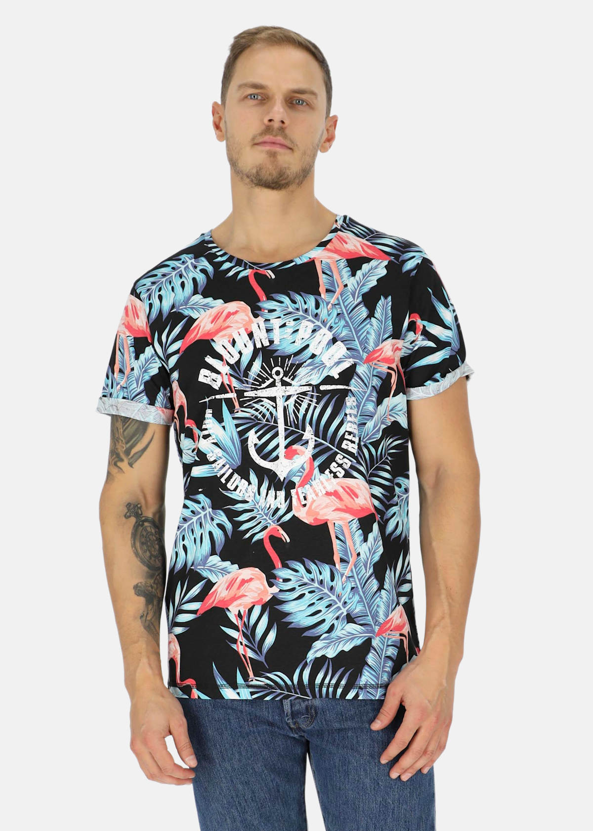 Tropical Tee |  - sv-se - herr - klader - t-shirts-linnen - t-shirt-vardag-sport - kortarmad-t-shirt-vardag-sport | Padelspecialisterna