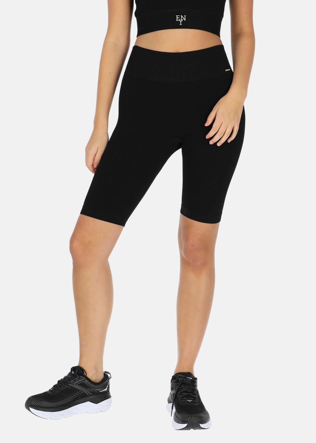 High Waist Rib Seamless Short Tights |  - sv-se - dam - klader - shorts - lopar-traningsshorts - traningsshorts | Padelspecialisterna