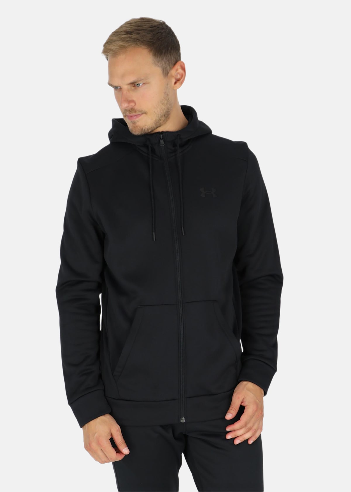 UA Armour Fleece FZ Hoodie |  - sv-se - herr - klader - trojor - huvtrojor - zip-hoodie | Padelspecialisterna