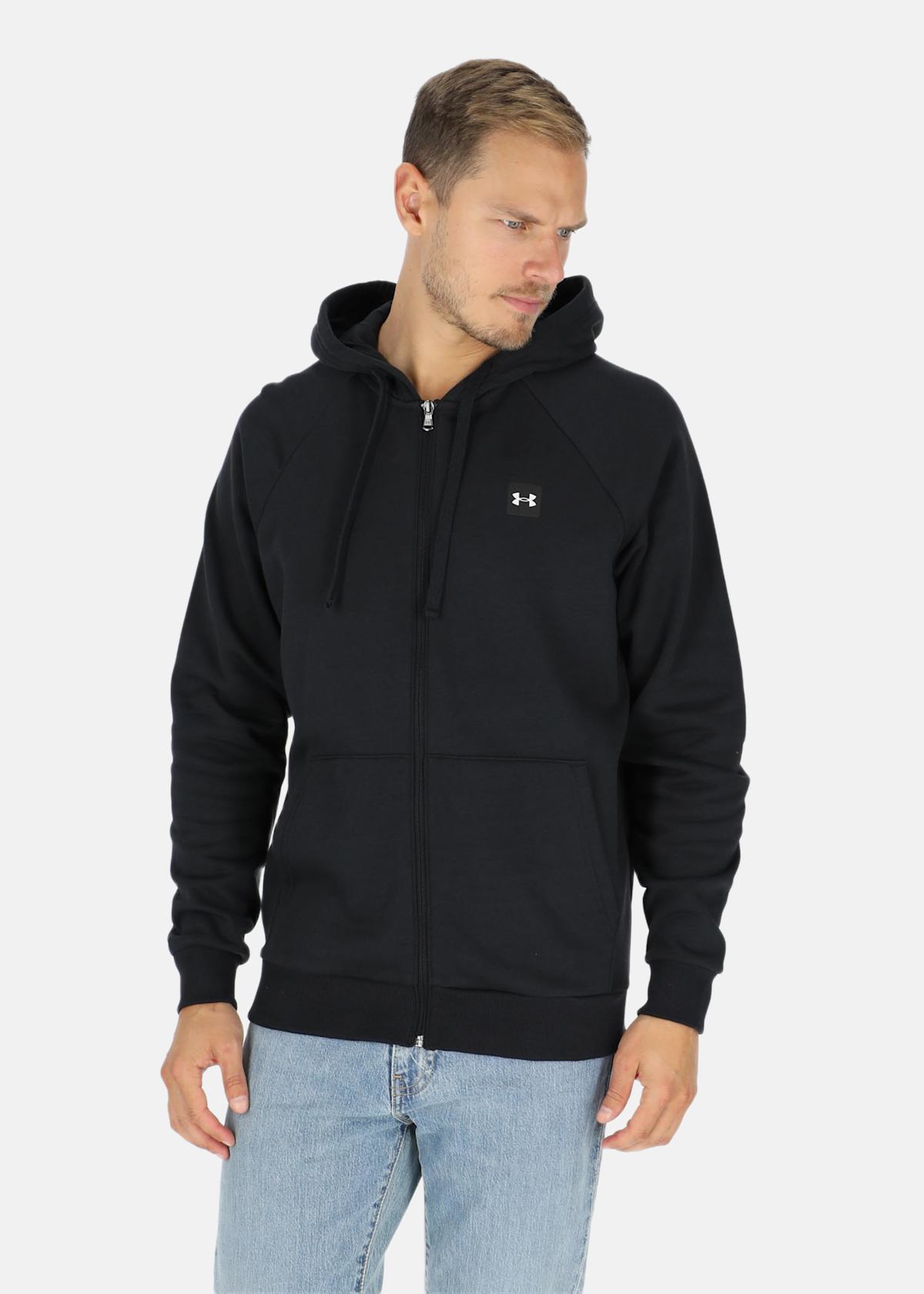 UA Rival Fleece FZ Hoodie |  - sv-se - herr - klader - trojor - huvtrojor - zip-hoodie | Padelspecialisterna