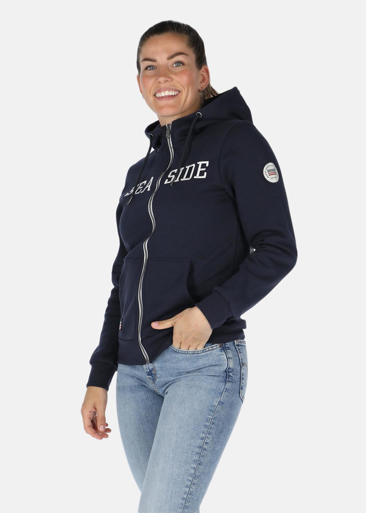Nautical Zip Hood W |  - sv-se - dam - klader - trojor - huvtrojor - zip-hoodies | Padelspecialisterna