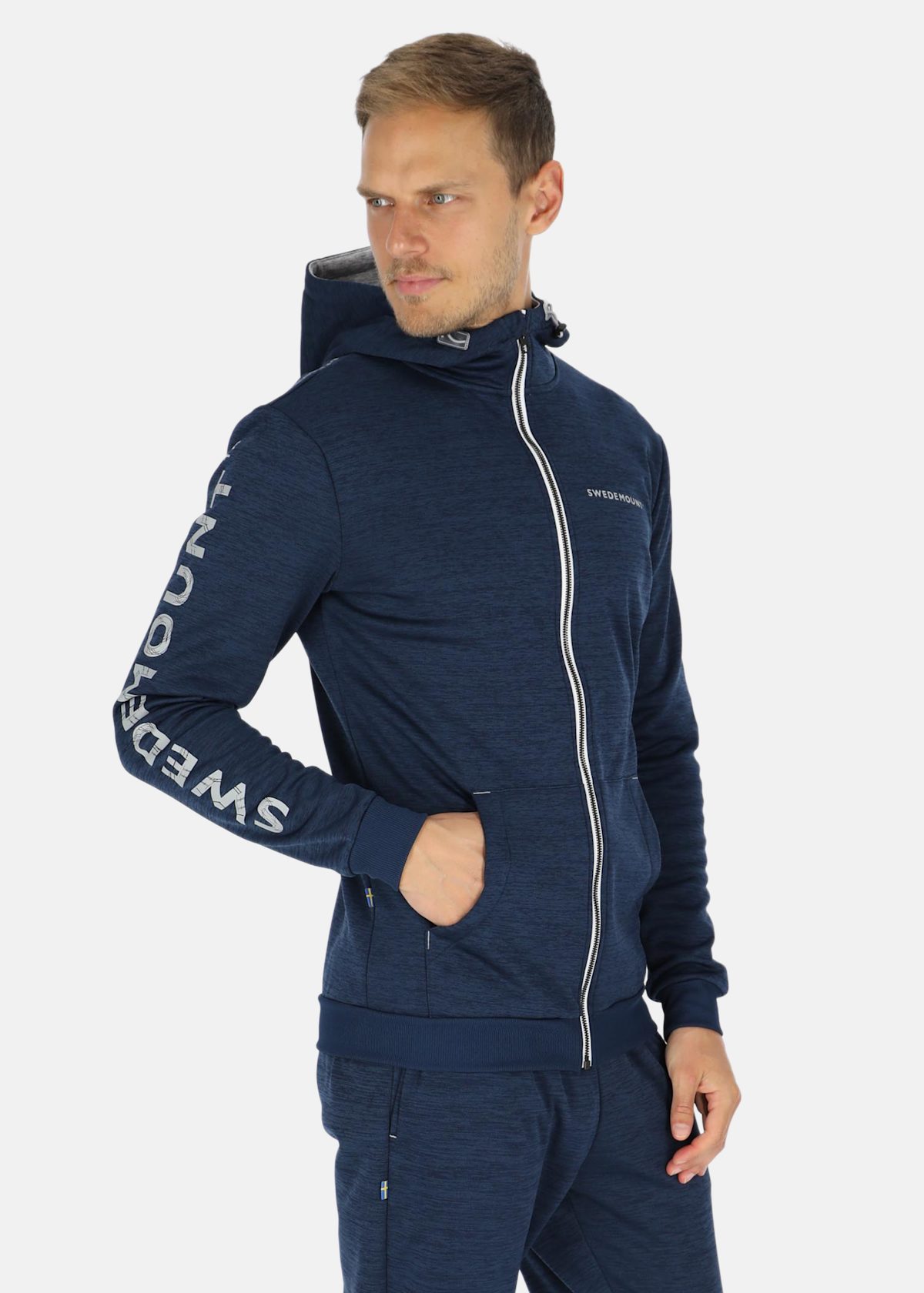 Training Logo Zip Hood |  - sv-se - herr - klader - trojor - huvtrojor - zip-hoodie | Padelspecialisterna