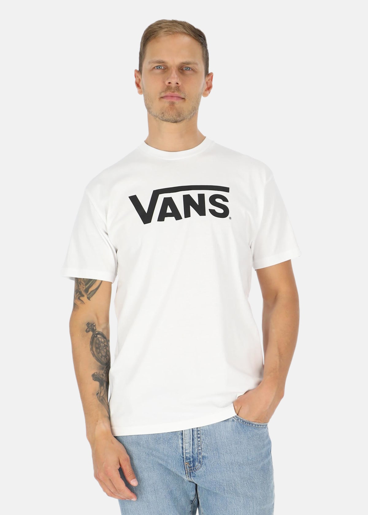 Classic Vans Tee-B |  - sv-se - herr - klader - t-shirts-linnen - t-shirt-vardag-sport - kortarmad-t-shirt-vardag-sport | Padelspecialisterna