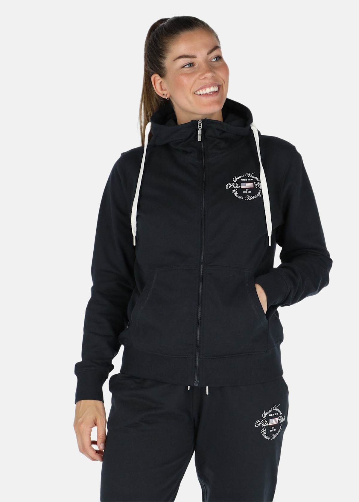 Alger SWE |  - sv-se - dam - klader - trojor - huvtrojor - zip-hoodies | Padelspecialisterna