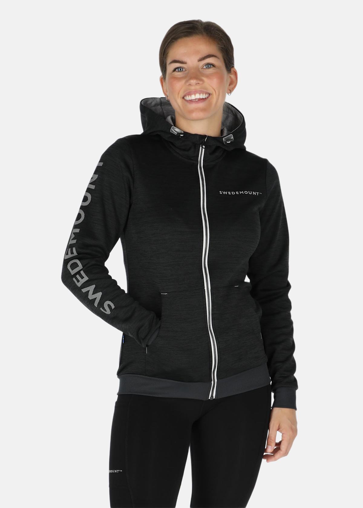 Training Logo Zip hood W |  - sv-se - dam - klader - trojor - huvtrojor - zip-hoodies | Padelspecialisterna