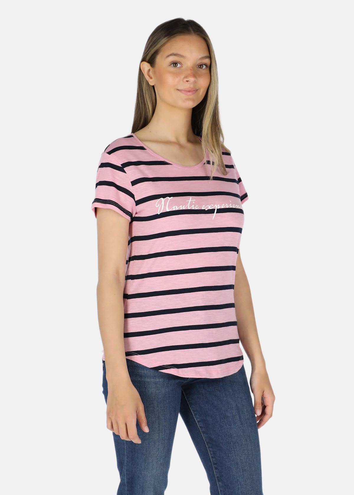 Ocean Stripe Tee W |  - sv-se - dam - klader - toppar-linnen - linnen - linnen-vardag-sport | Padelspecialisterna