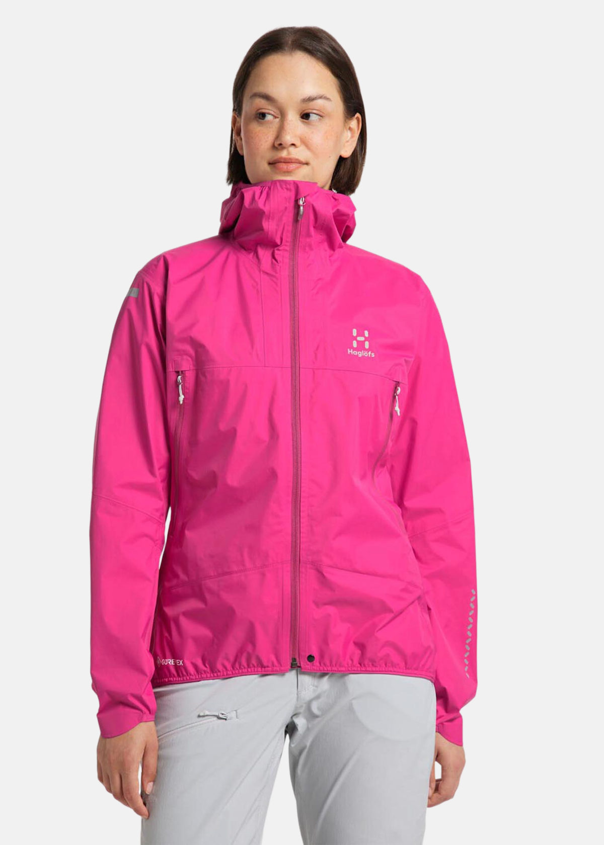 Alternativ bild 1 för Haglöfs L.I.M GTX Jacket Women Ultra Pink