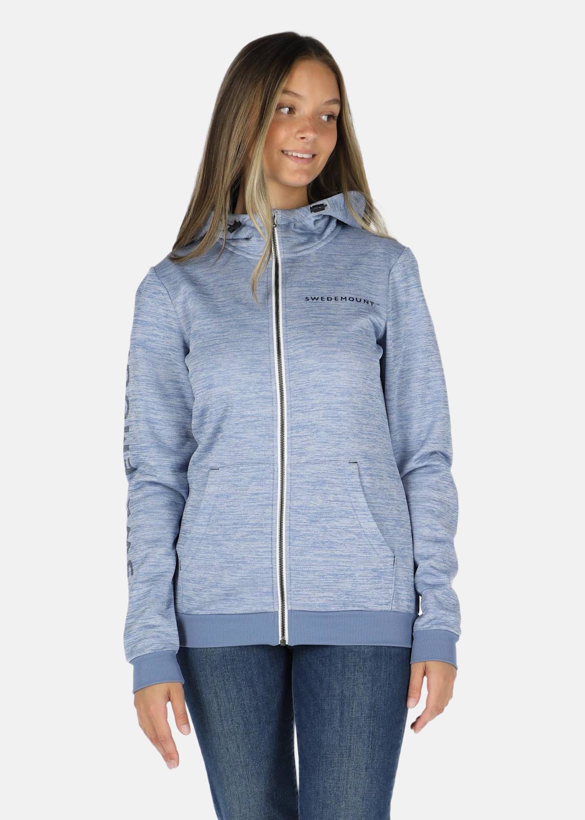 Training Logo Zip hood W |  - sv-se - dam - klader - trojor - huvtrojor - zip-hoodies | Padelspecialisterna