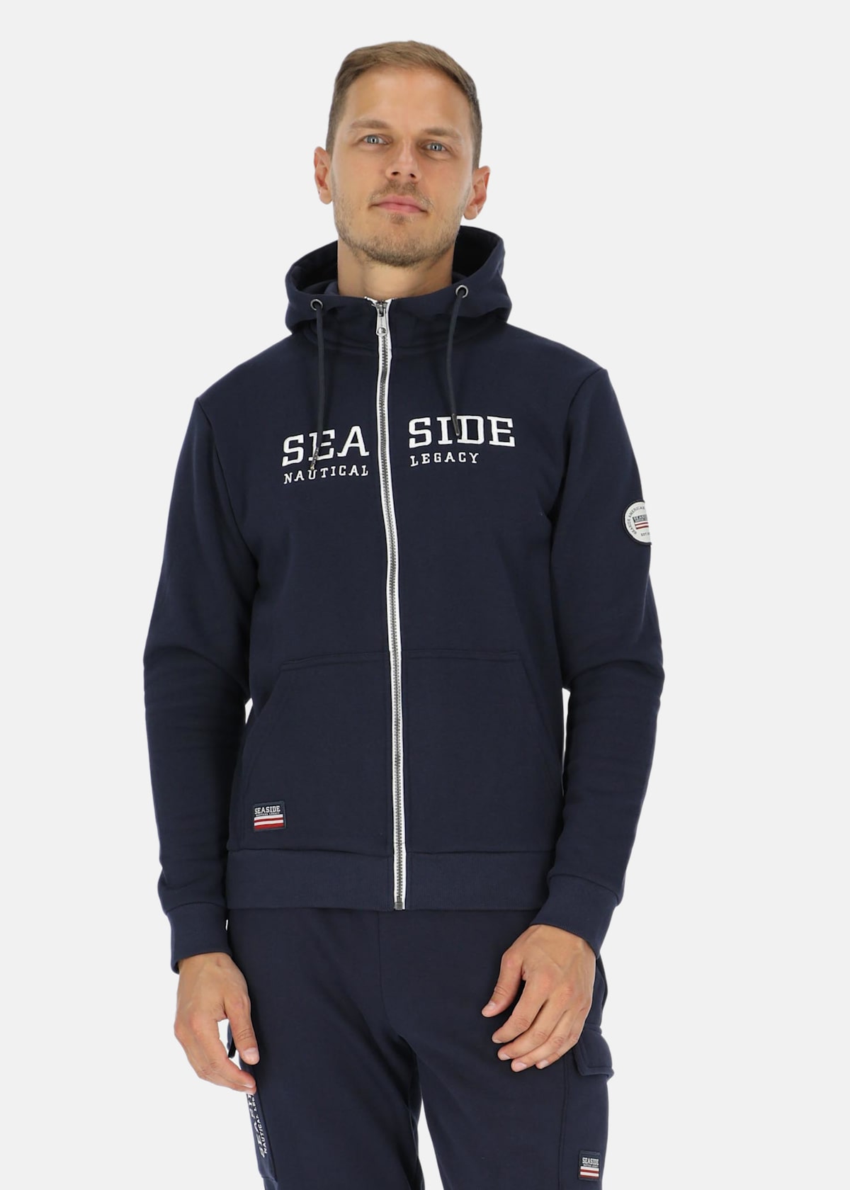 Nautical Zip Hood |  - sv-se - herr - klader - trojor - huvtrojor - hoodie | Padelspecialisterna