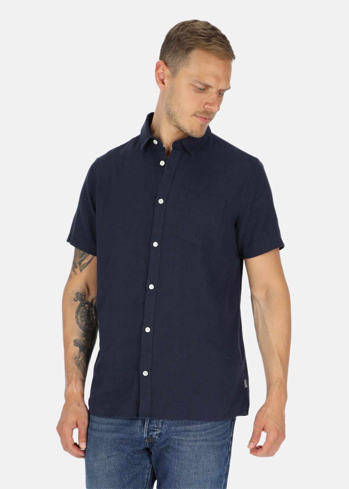 SDALLAN SS SH |  - sv-se - herr - klader - skjortor-piketrojor - skjortor - kortarmade-skjortor | Padelspecialisterna