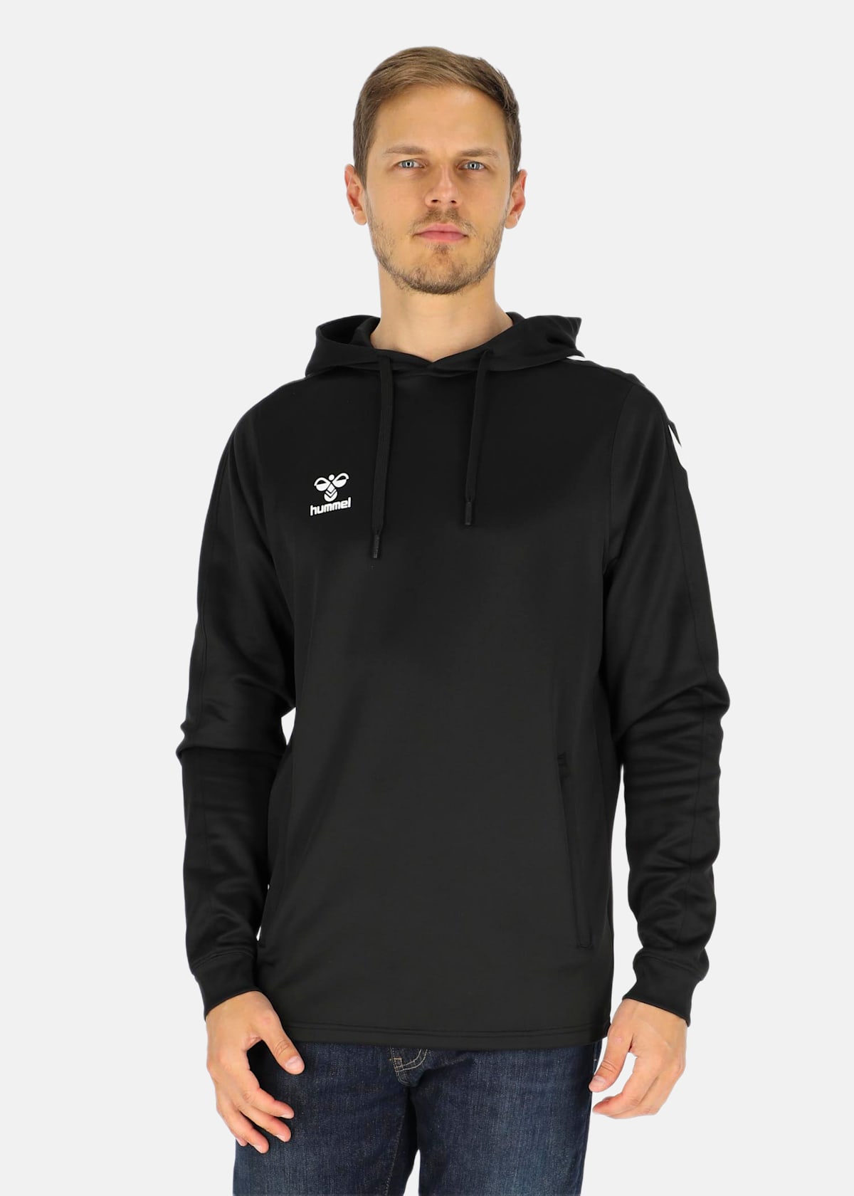 hmlCORE XK POLY SWEAT HOODIE |  - sv-se - herr - klader - trojor - huvtrojor - hoodie | Padelspecialisterna