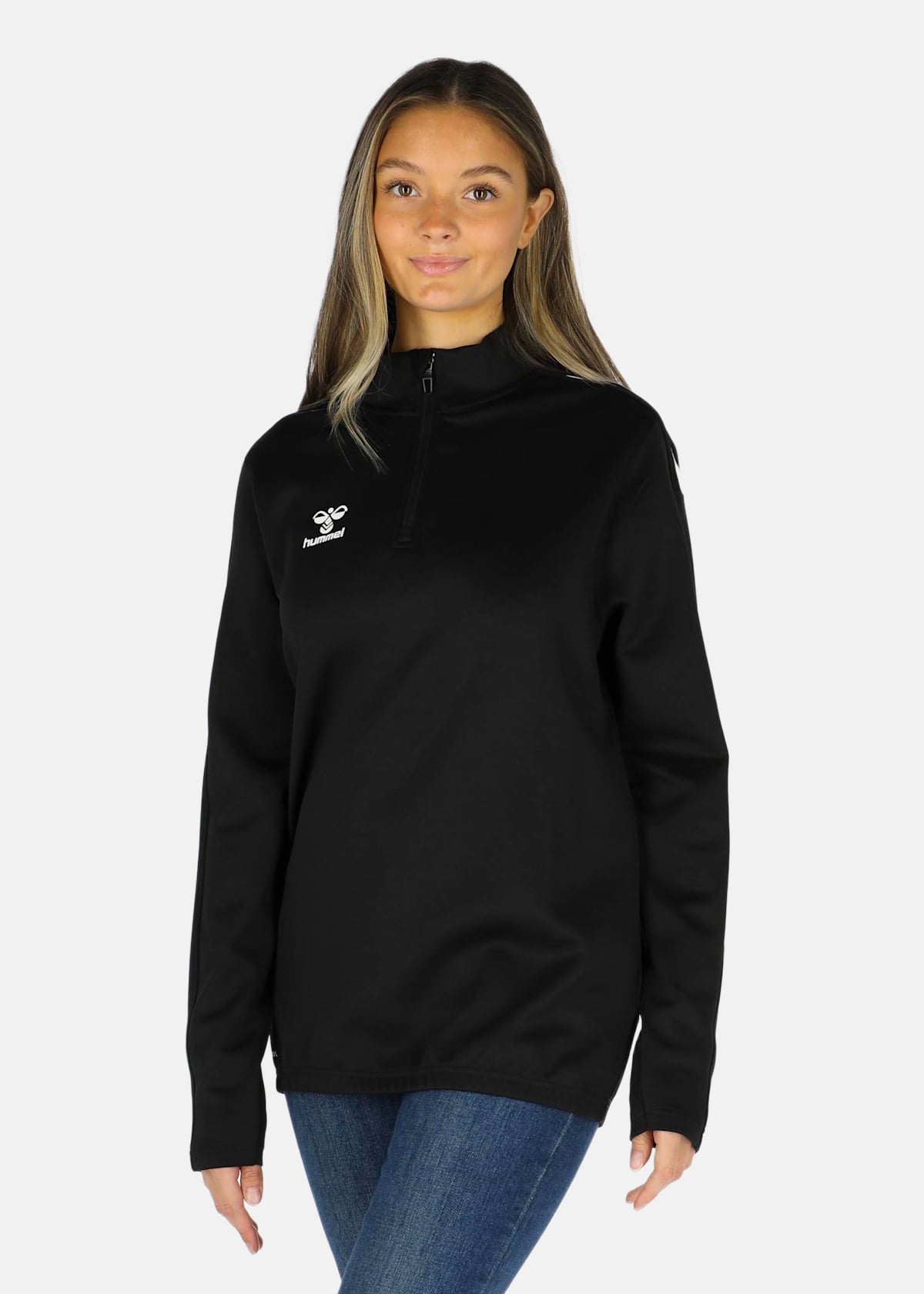 hmlCORE XK HALF ZIP SWEAT WOMA |  - sv-se - dam - klader - trojor - sweatshirts | Padelspecialisterna