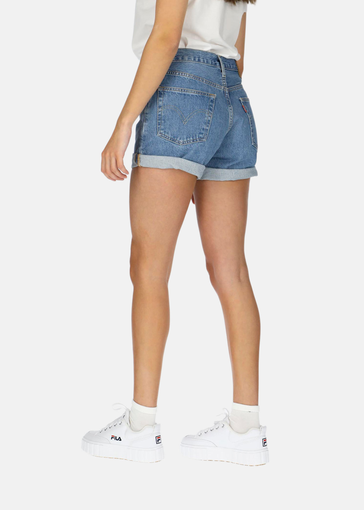 501 ROLLED SHORT |  - sv-se - dam - klader - shorts - vardags-jeansshorts - jeansshorts | Padelspecialisterna
