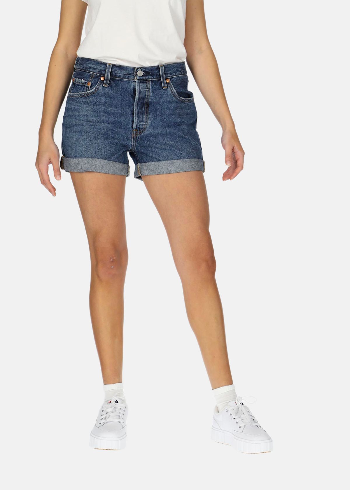501 ROLLED SHORT |  - sv-se - dam - klader - shorts - vardags-jeansshorts - jeansshorts | Padelspecialisterna