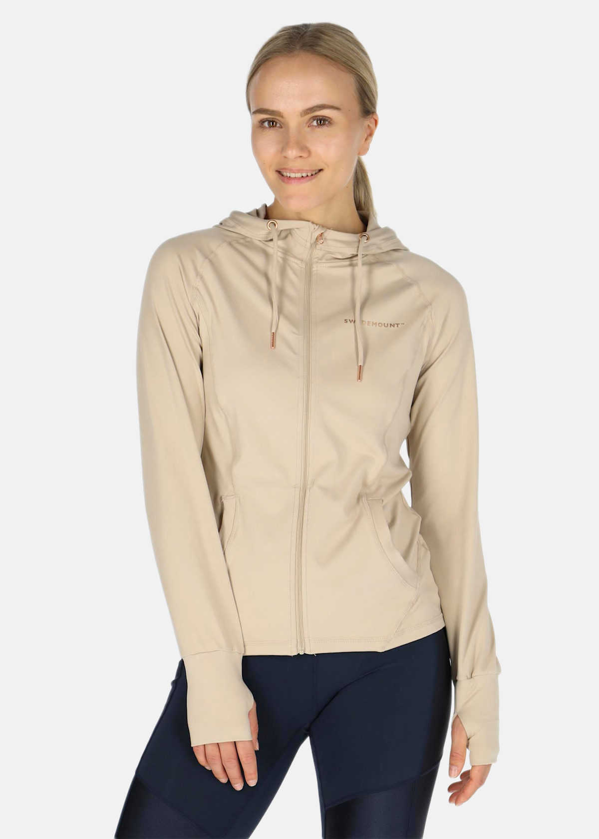 Gym Zip Hood W |  - sv-se - dam - klader - trojor - huvtrojor - zip-hoodies | Padelspecialisterna