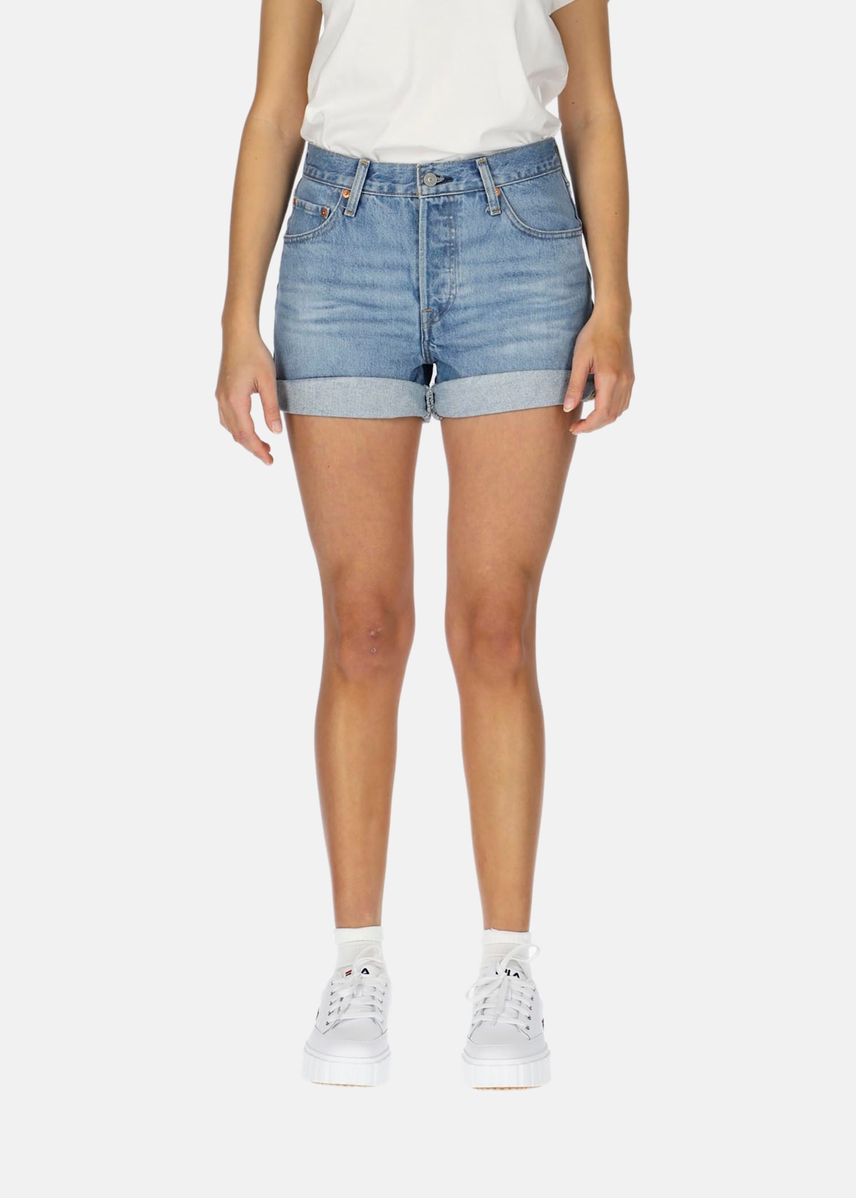 501 ROLLED SHORT |  - sv-se - dam - klader - shorts - vardags-jeansshorts - jeansshorts | Padelspecialisterna