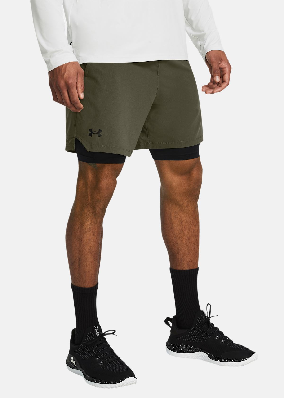 UA Vanish Woven 2in1 Sts |  - sv-se - herr - klader - shorts - lopar-traningsshorts - loparshorts-2-i-1 | Padelspecialisterna