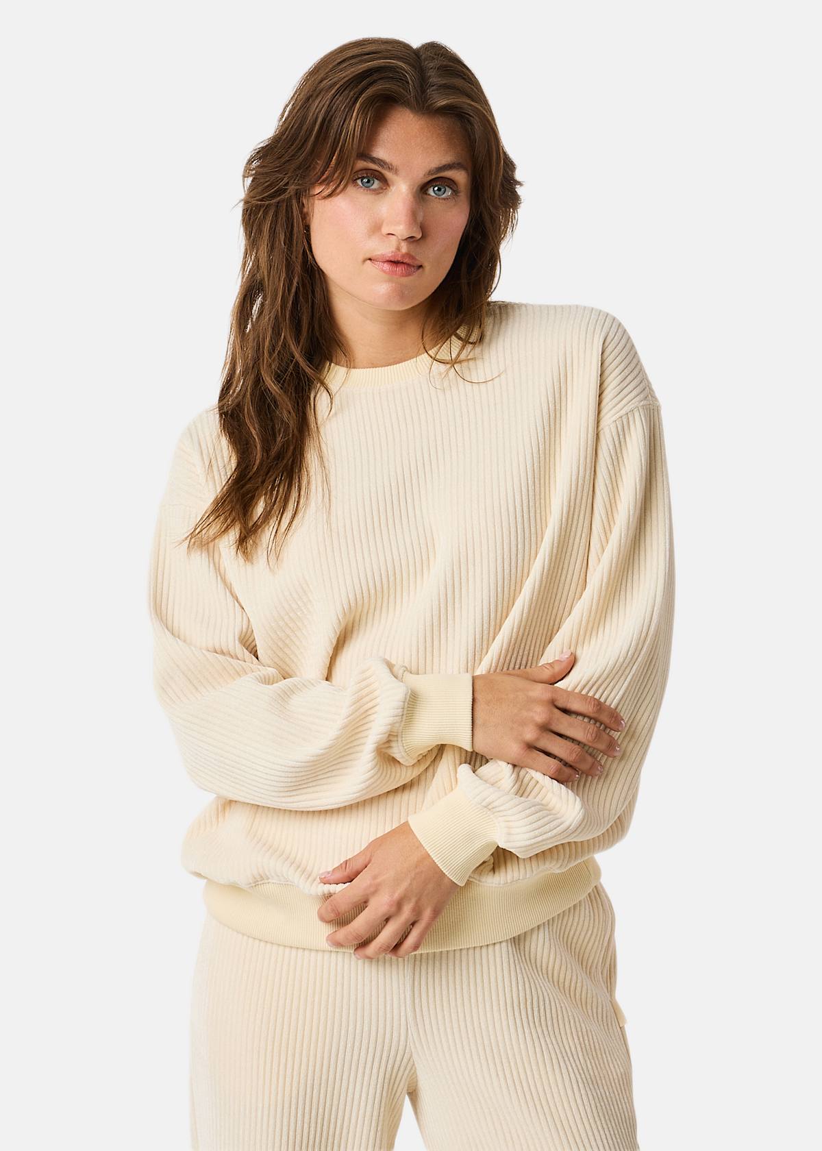 Chenille Lounge Crew Neck W |  - sv-se - dam - klader - trojor - sweatshirts | Padelspecialisterna