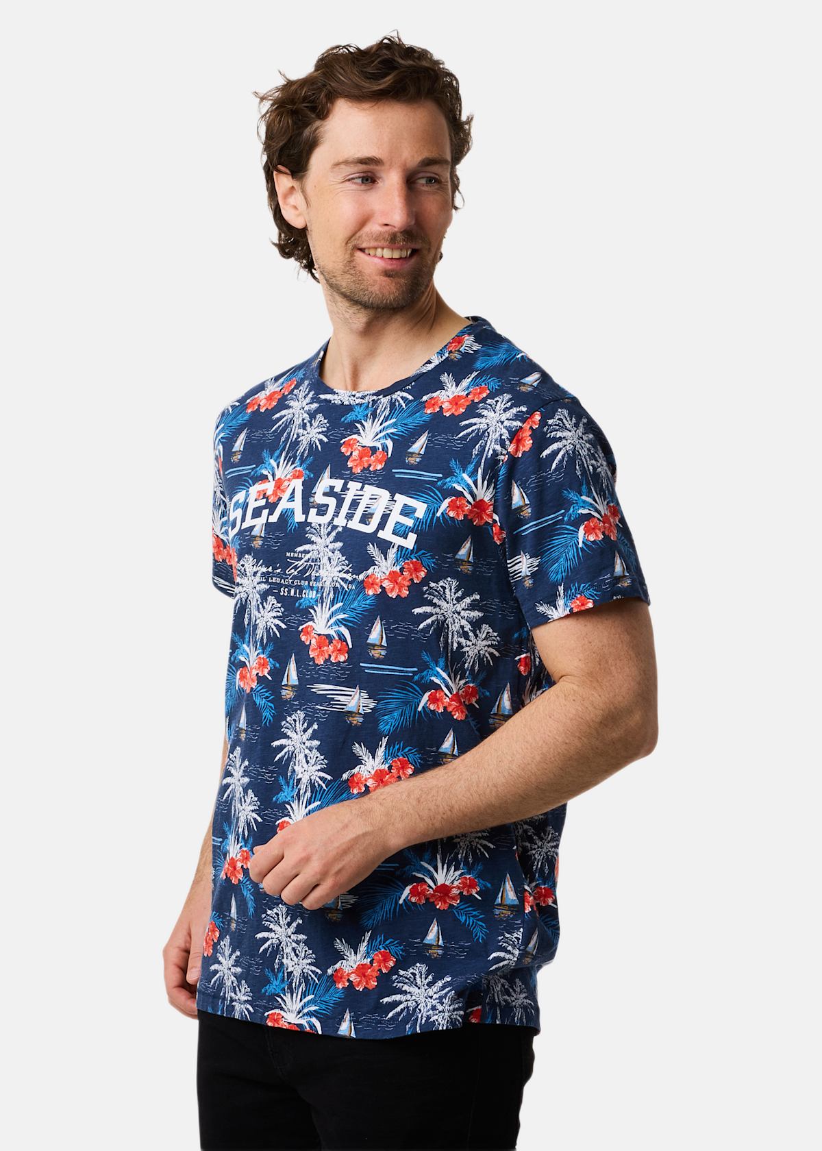 Ocean Tee |  - sv-se - herr - klader - t-shirts-linnen - t-shirt-vardag-sport - kortarmad-t-shirt-vardag-sport | Padelspecialisterna