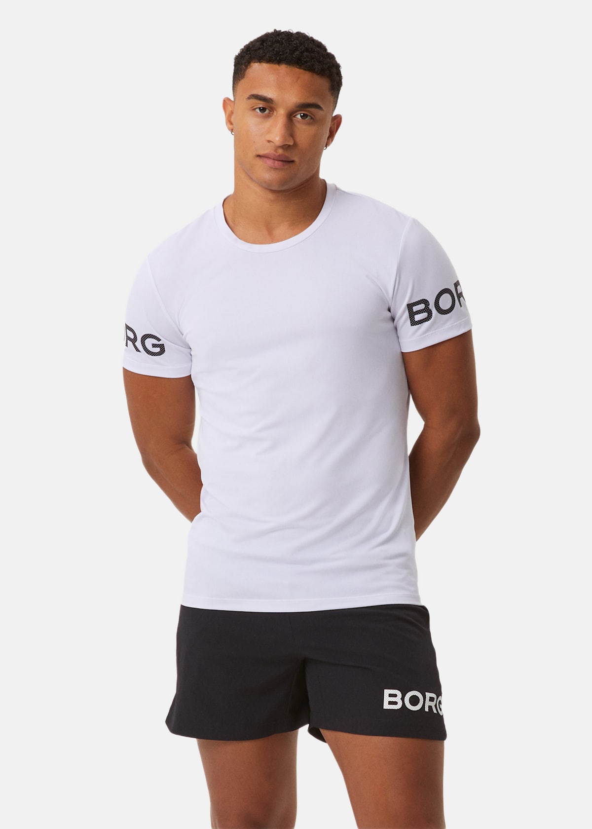 Produktfoto för T-SHIRT BJÖRN BORG VIT L | Beijerbygg Byggmaterial