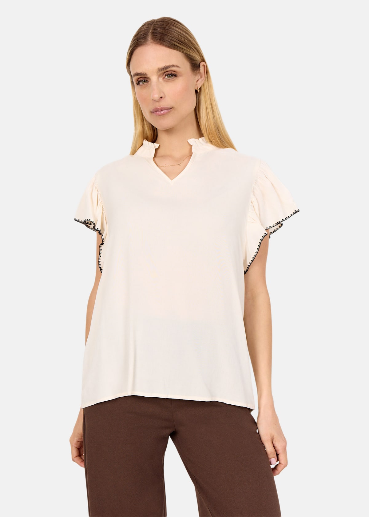 SC-RADIA 215 |  - sv-se - dam - klader - toppar-linnen - blus - kortarmade-blusar | Padelspecialisterna