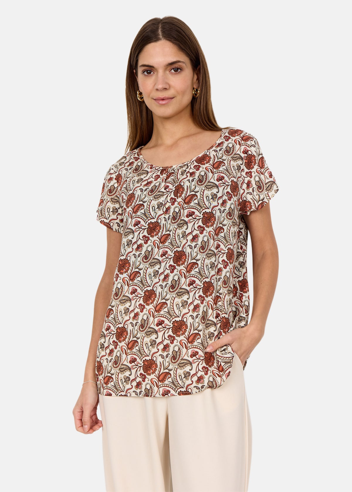 SC-SAMEA 1 |  - sv-se - dam - klader - toppar-linnen - blus - kortarmade-blusar | Padelspecialisterna