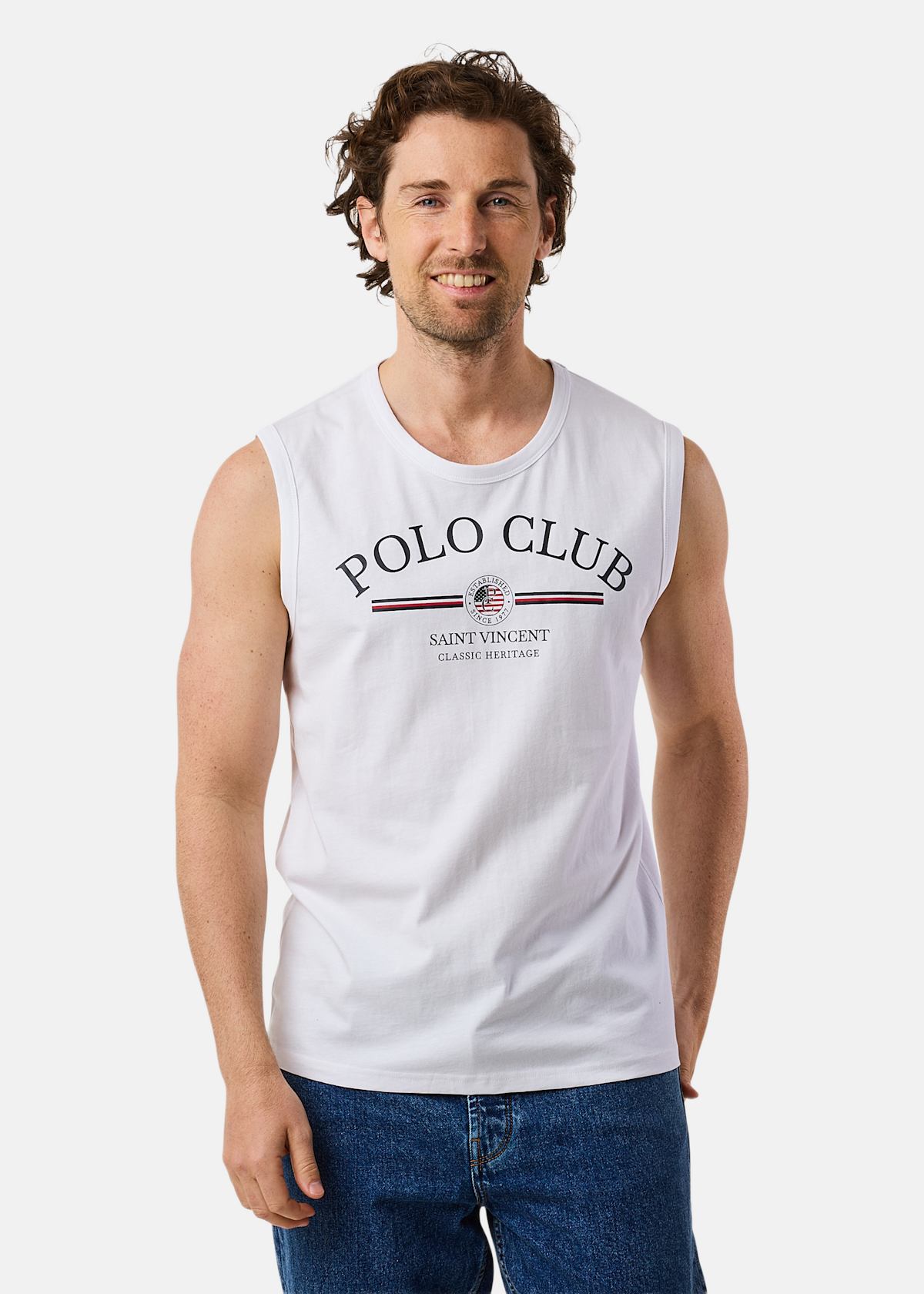 Springfield Sleeveless Tee |  - sv-se - herr - klader - t-shirts-linnen - linnen - linne-sportswear-casual | Padelspecialisterna