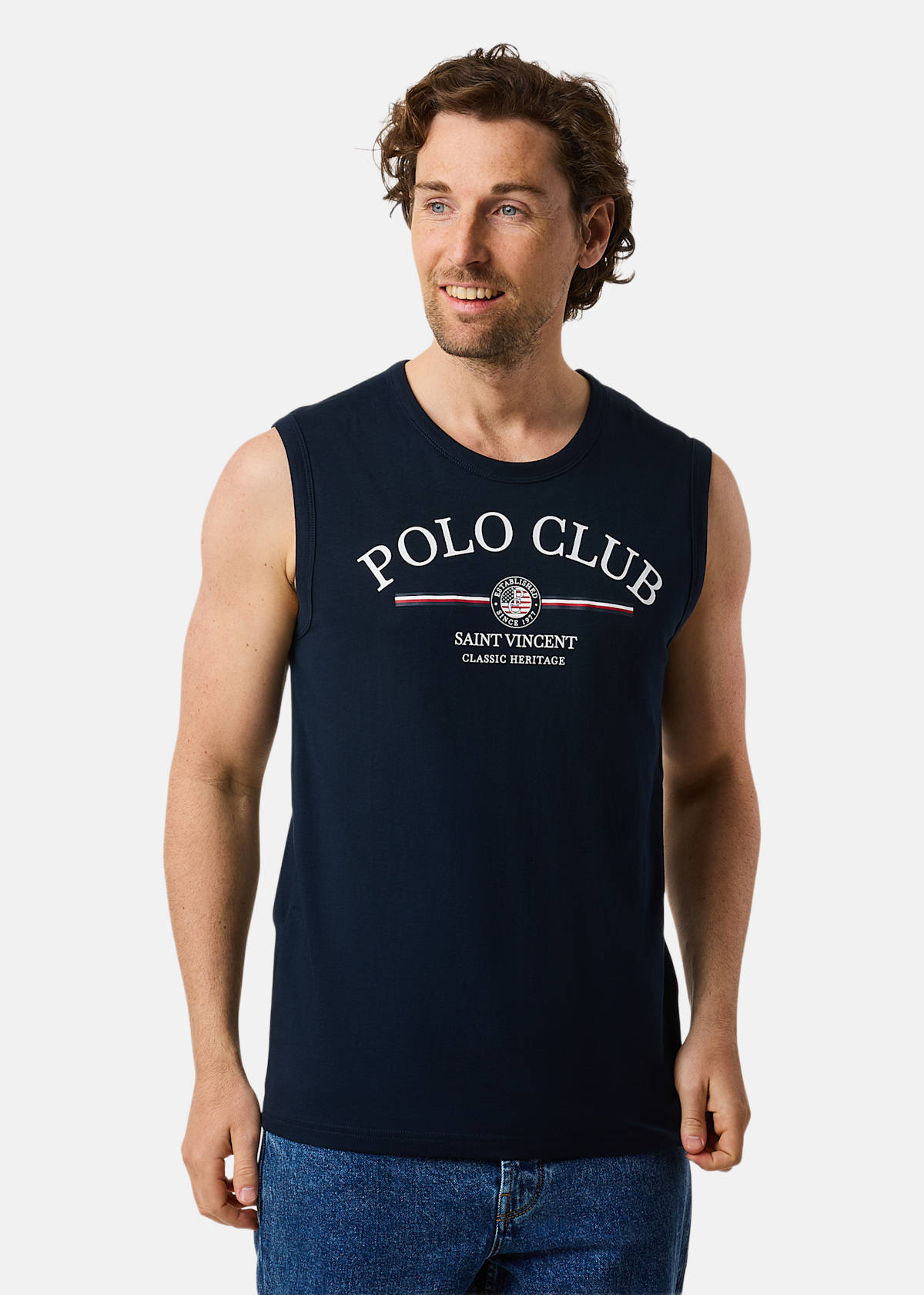 Springfield Sleeveless Tee |  - sv-se - herr - klader - t-shirts-linnen - linnen - linne-sportswear-casual | Padelspecialisterna