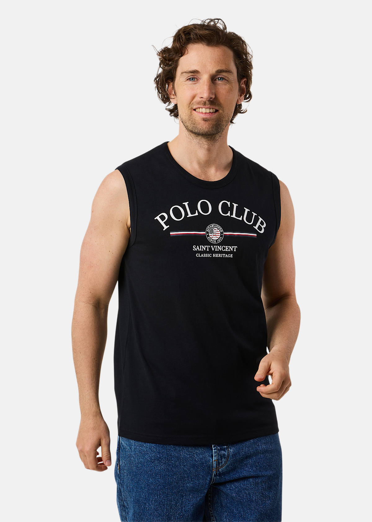 Springfield Sleeveless Tee |  - sv-se - herr - klader - t-shirts-linnen - linnen - linne-sportswear-casual | Padelspecialisterna