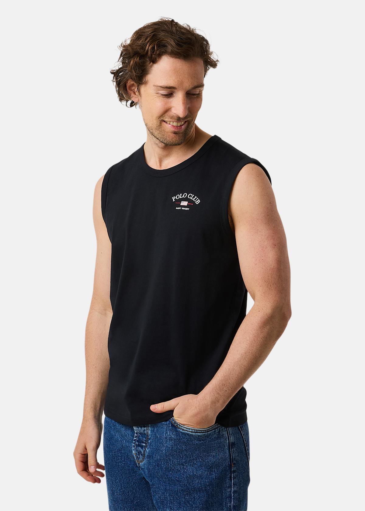 Kansas Sleeveless Tee |  - sv-se - herr - klader - t-shirts-linnen - linnen - linne-sportswear-casual | Padelspecialisterna