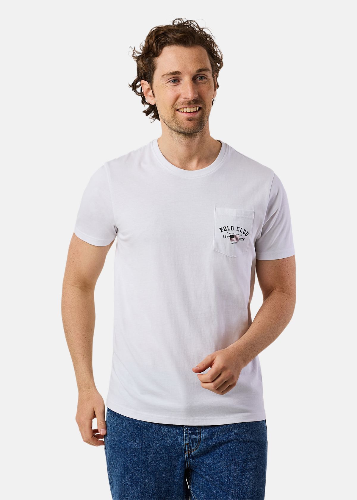 Texas Tee (Bröstficka) |  - sv-se - herr - klader - t-shirts-linnen - t-shirt-vardag-sport - kortarmad-t-shirt-vardag-sport | Padelspecialisterna