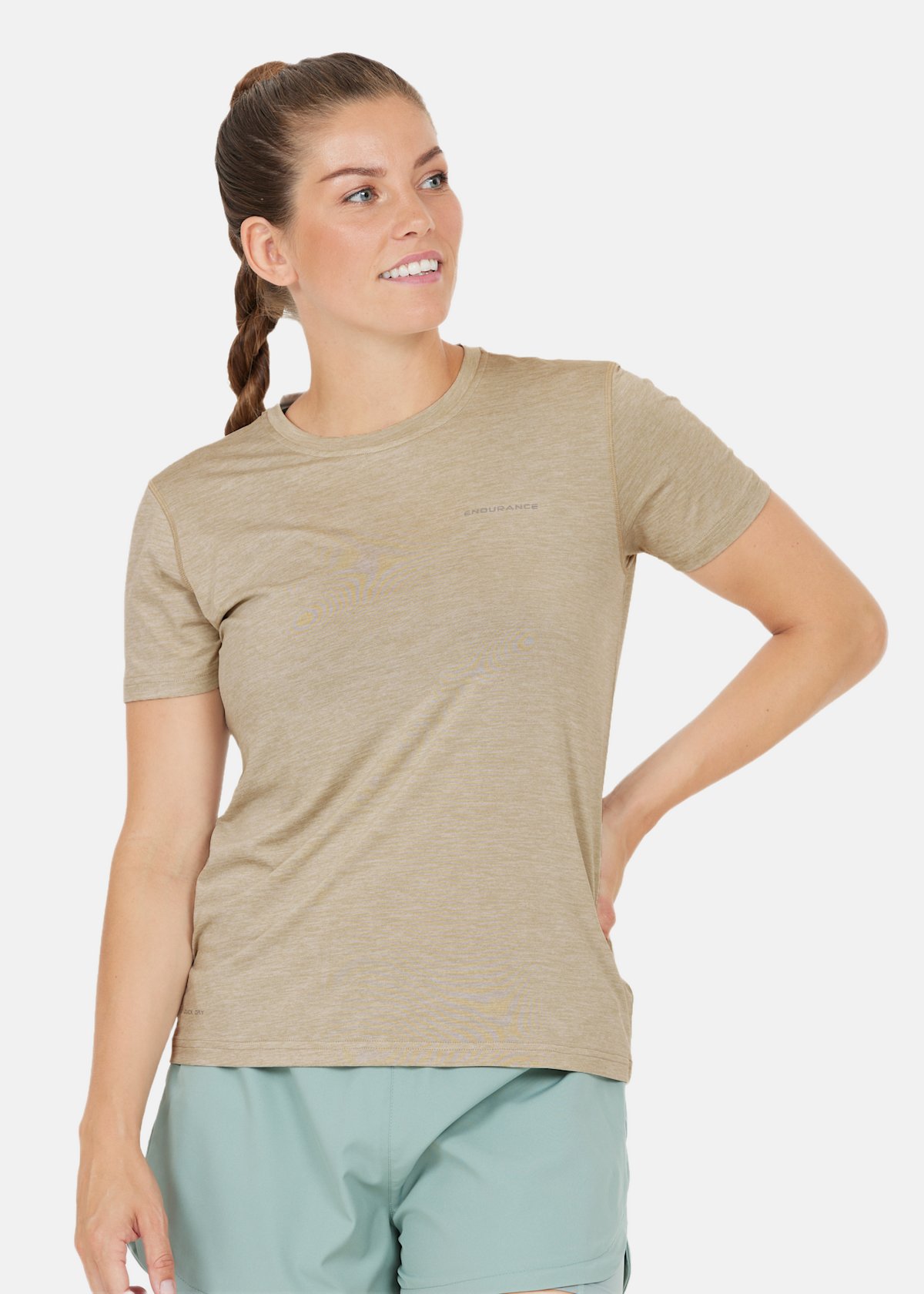 Maje W Melange S/S Tee |  - sv-se - dam - klader - toppar-linnen - t-shirts-friluftsliv-vandring - t-shirts-kortarmade | Padelspecialisterna