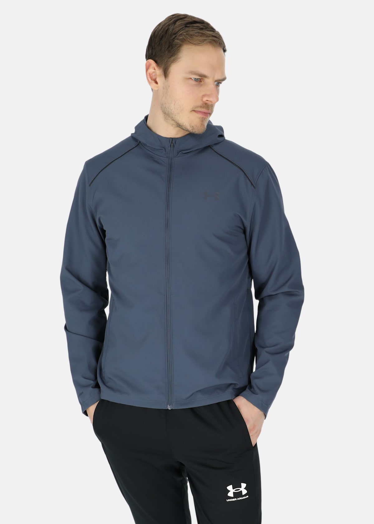 UA STORM RUN HOODED JACKET |  - sv-se - herr - klader - jackor - loparjackor | Padelspecialisterna