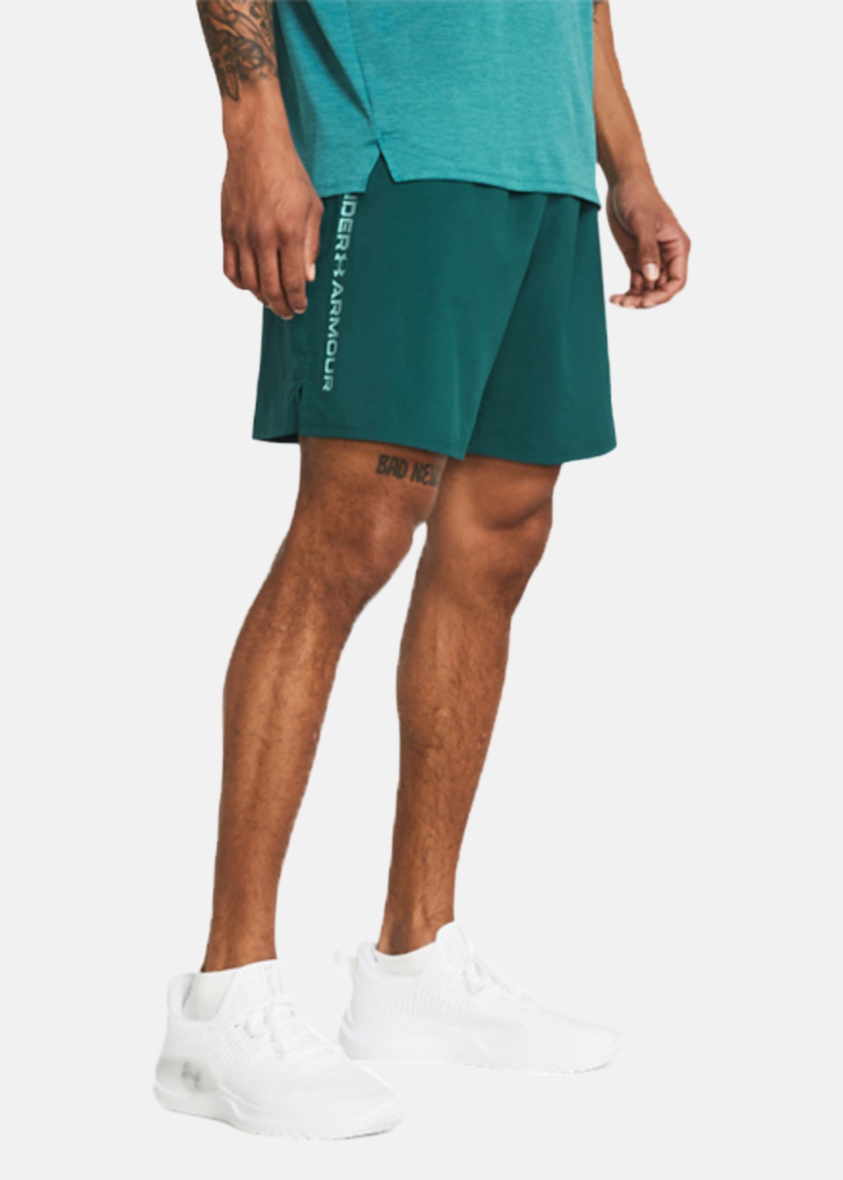 Alternativ bild 1 för Under Armour Woven Wordmark Shorts Grön polyester Large Herr