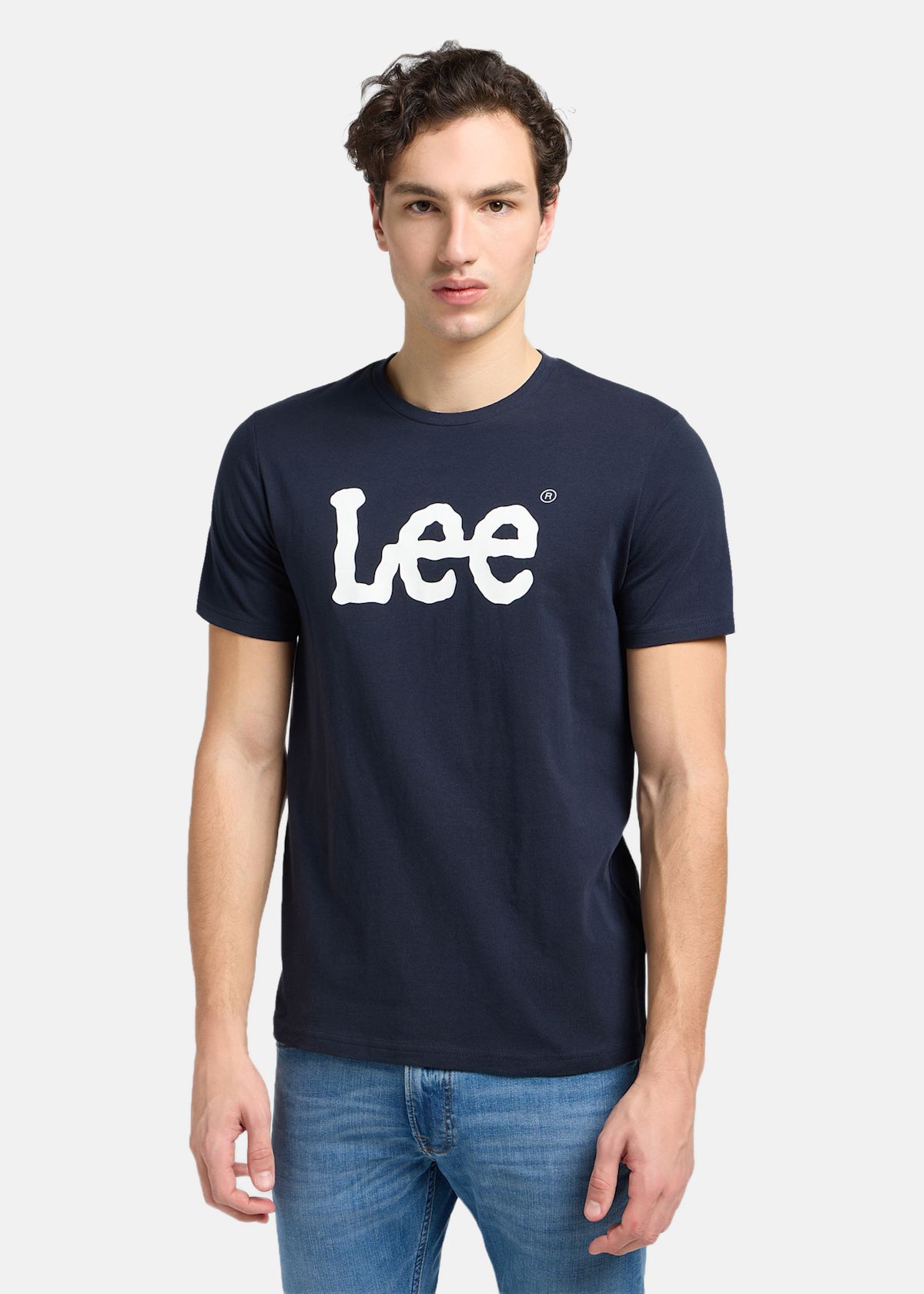 WOBBLY_LOGO_TEE NAVY_DROP |  - sv-se - herr - klader - t-shirts-linnen - t-shirt-vardag-sport - kortarmad-t-shirt-vardag-sport | Padelspecialisterna