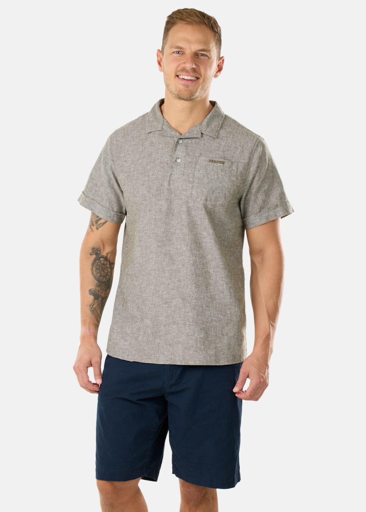 Sailor Linen Piké |  - sv-se - herr - klader - skjortor-piketrojor - piketrojor - kortarmade-piketrojor | Padelspecialisterna