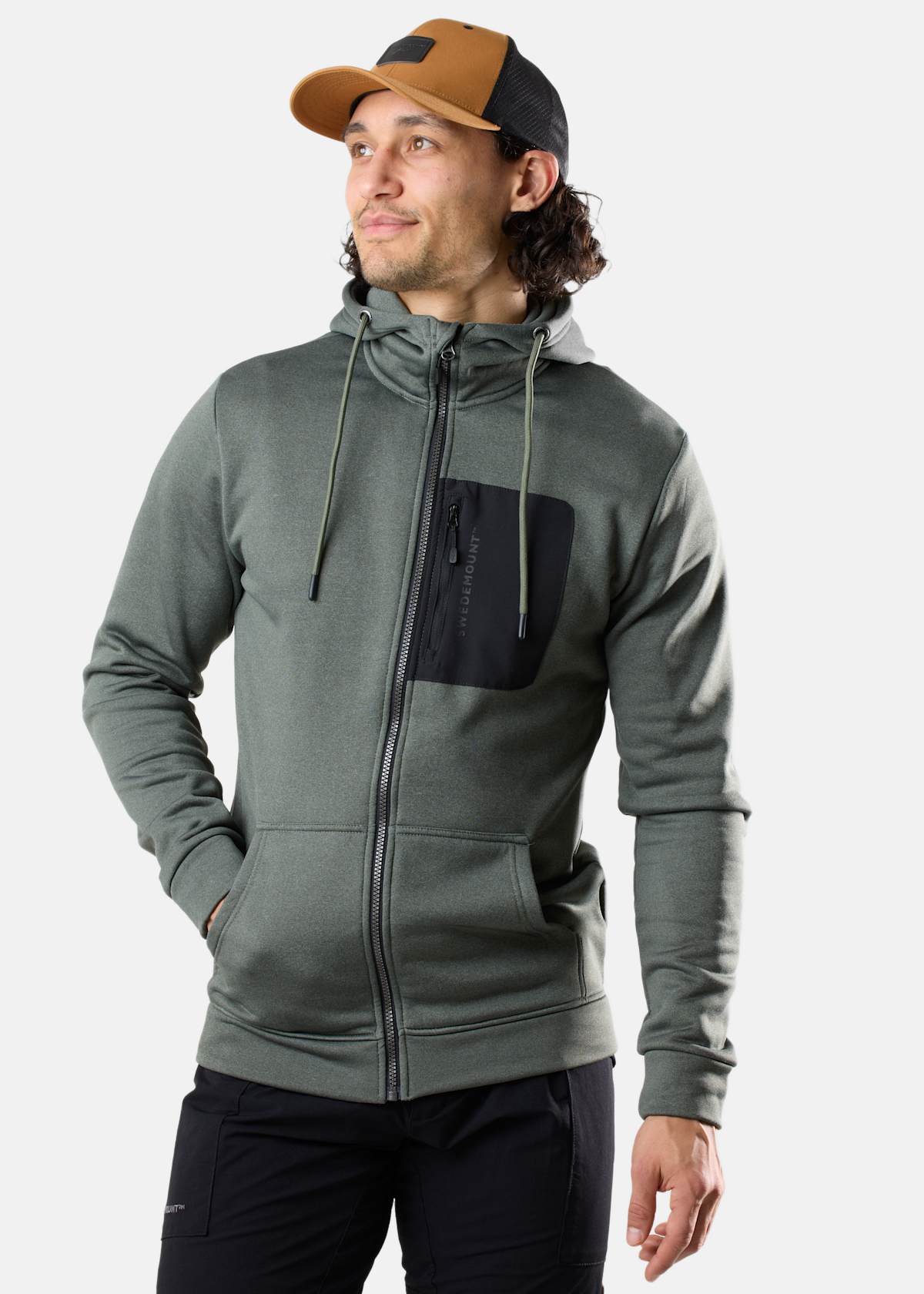 Trondheim Stretch Full Zip Hood |  - sv-se - herr - klader - trojor - huvtrojor - zip-hoodie | Padelspecialisterna