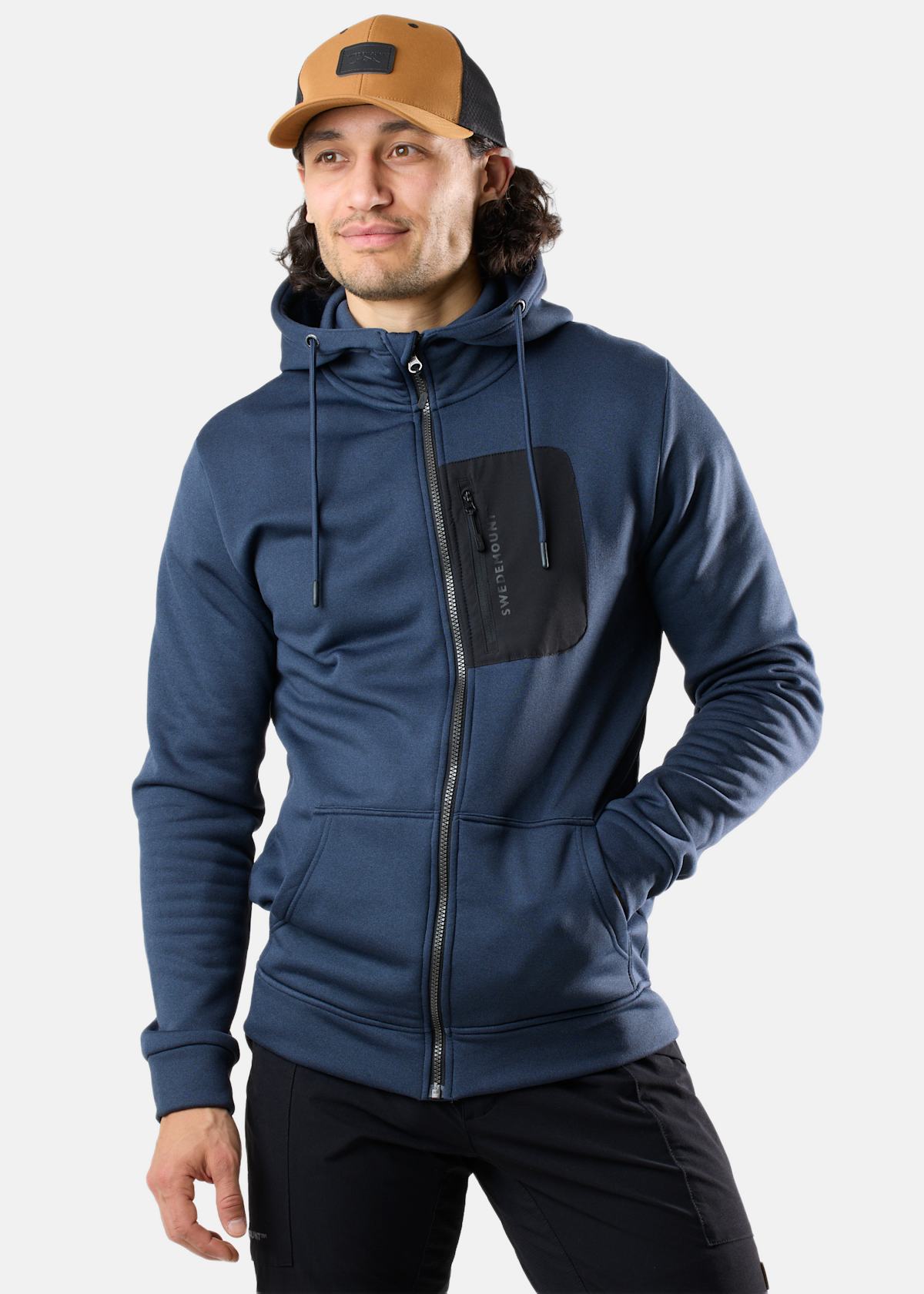 Trondheim Stretch Full Zip Hood |  - sv-se - herr - klader - trojor - huvtrojor - zip-hoodie | Padelspecialisterna