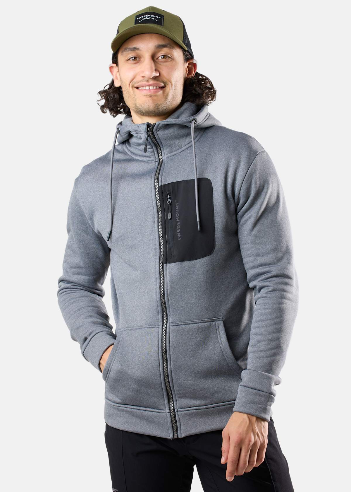 Trondheim Stretch Full Zip Hood |  - sv-se - herr - klader - trojor - huvtrojor - zip-hoodie | Padelspecialisterna