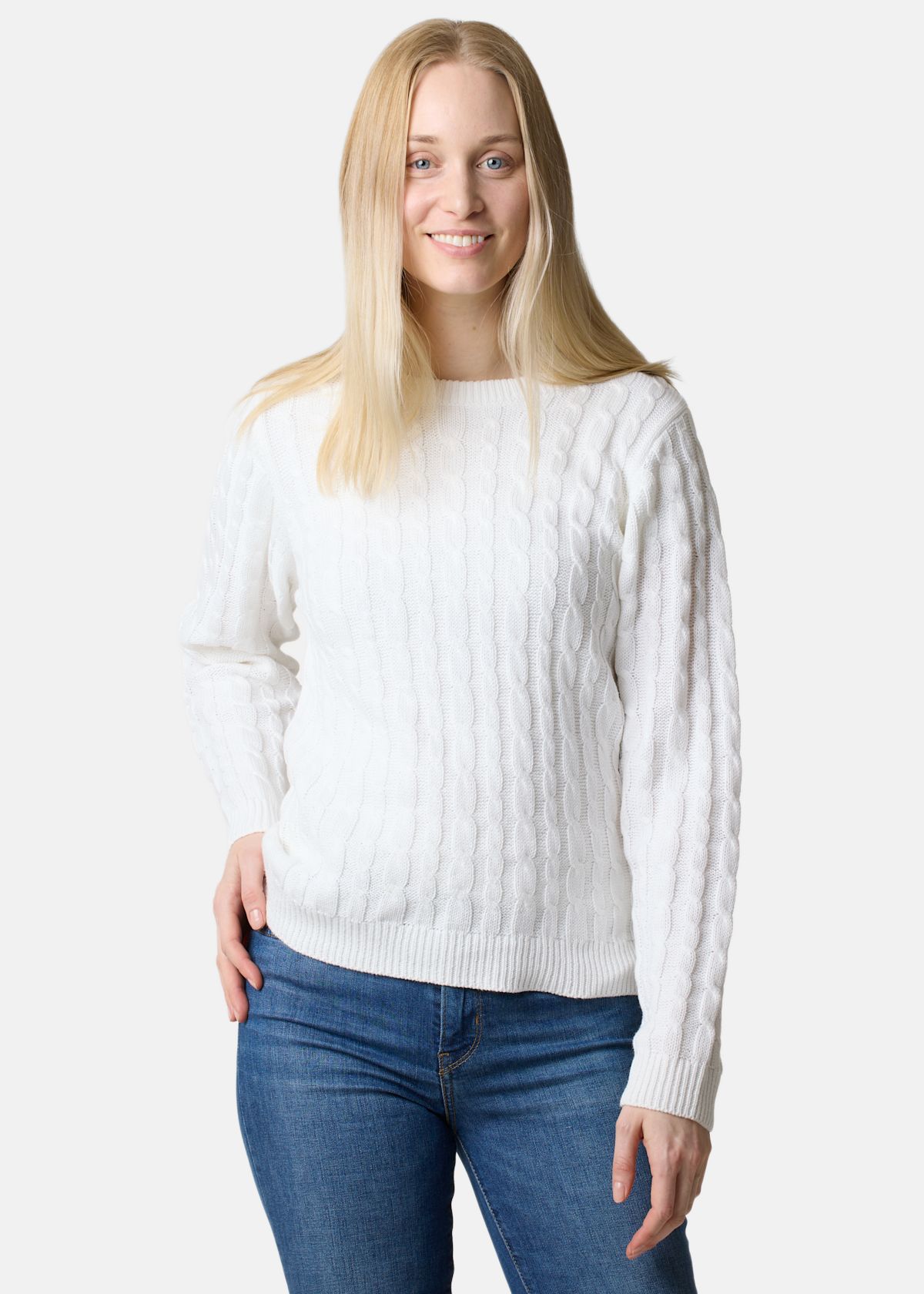 Tampa Cabel knit W |  - sv-se - dam - klader - trojor - fleecetrojor-fleecejackor | Padelspecialisterna