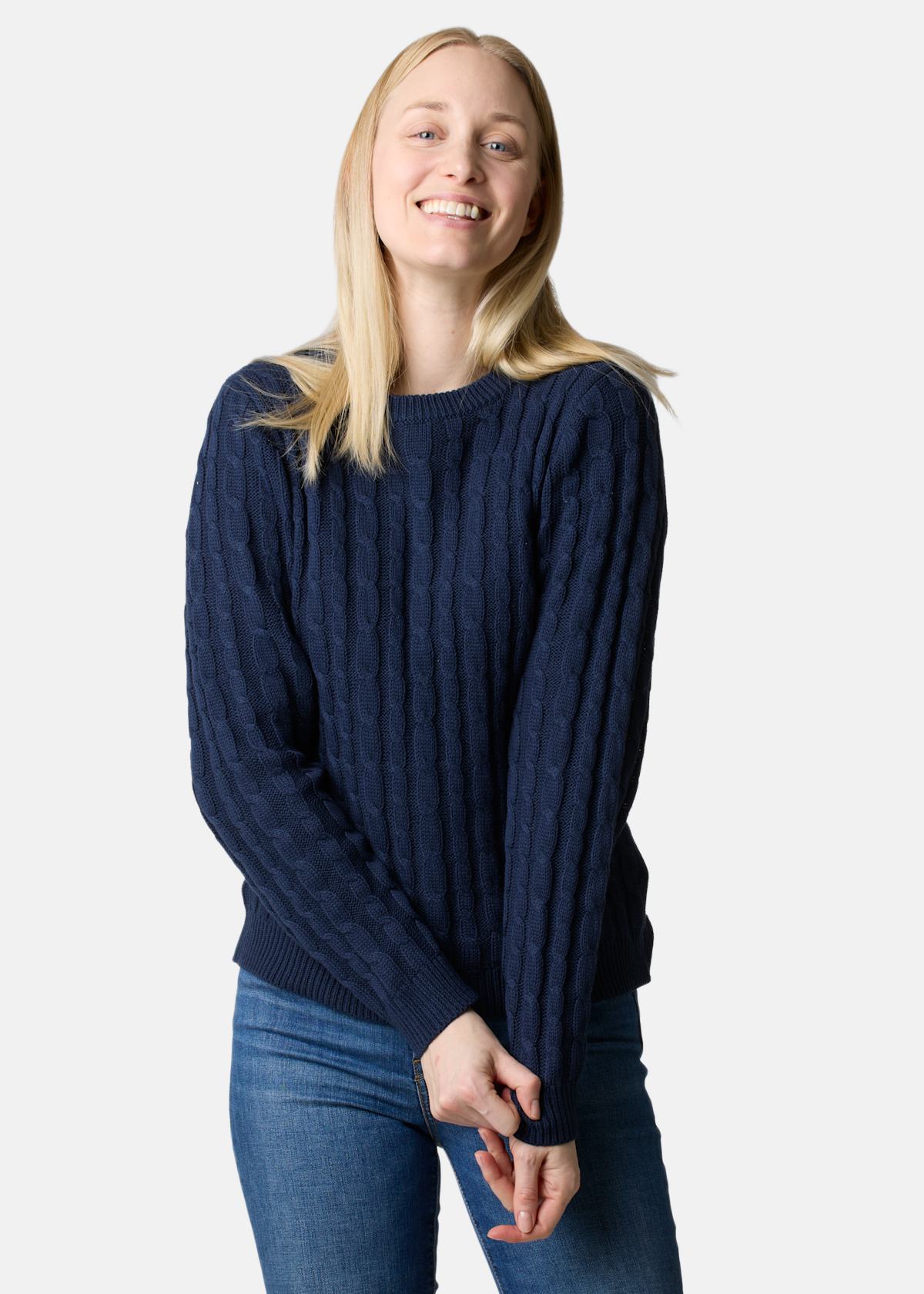 Tampa Cabel knit W |  - sv-se - dam - klader - trojor - fleecetrojor-fleecejackor | Padelspecialisterna