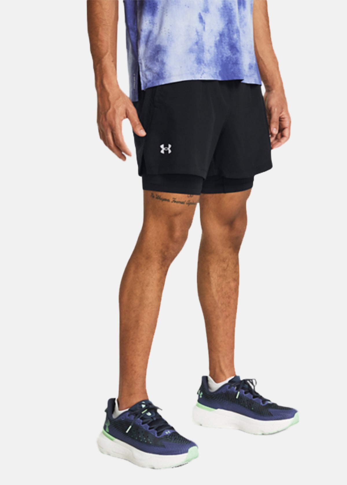UA LAUNCH 5 2-IN-1 SHORTS |  - sv-se - herr - klader - shorts - lopar-traningsshorts - loparshorts-2-i-1 | Padelspecialisterna