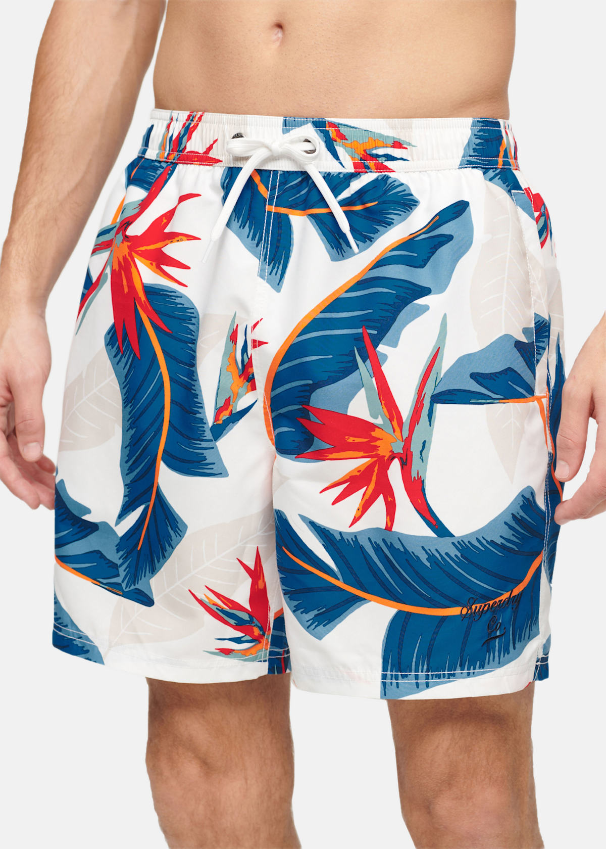HAWAIIAN PRINT 17"" SWIM SHORT |  - sv-se - herr - klader - badklader - badshorts | Padelspecialisterna