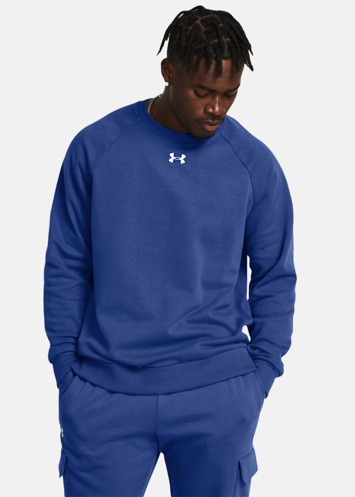 UA Rival Fleece Crew |  - sv-se - herr - klader - trojor - sweatshirts | Padelspecialisterna