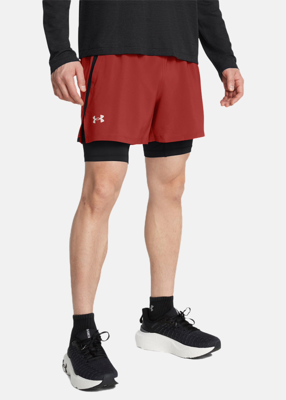 UA LAUNCH 5 2-IN-1 SHORTS |  - sv-se - herr - klader - shorts - lopar-traningsshorts - loparshorts-2-i-1 | Padelspecialisterna
