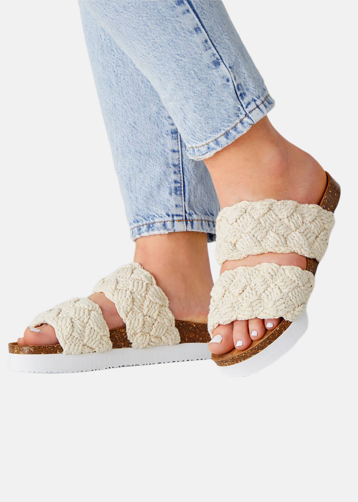 LEIA |  - sv-se - dam - skor - sandaler-flipflops - tyg-ulltofflor | Padelspecialisterna